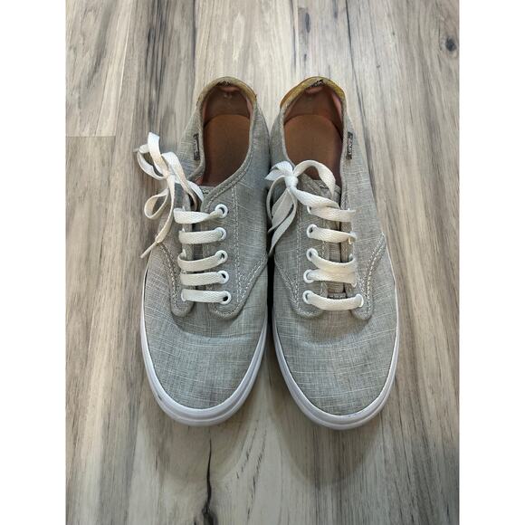 Vans Camden Sneakers Womens Size 9 Chambray Gray / English Rose Gray Skate Shoes - Picture 4 of 8